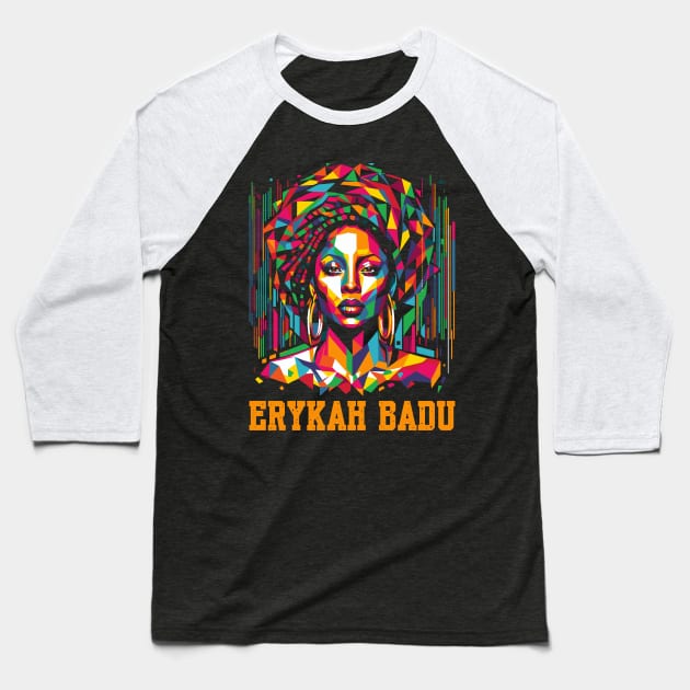 Erykah WPAP Baseball T-Shirt by BAJAJU